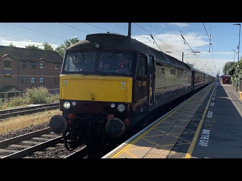57601 & 57313 The Northern Belle Charter Passing Northallerton