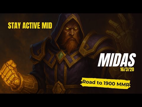 Stay Active as Midas Mid [HoN Reborn Full Match]