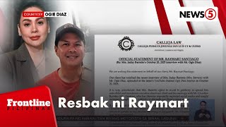 Download lagu Raymart Santiago, may resbak sa mga pahayag laban sa kanya ni Inday Barretto | Frontline Pilipinas mp3
