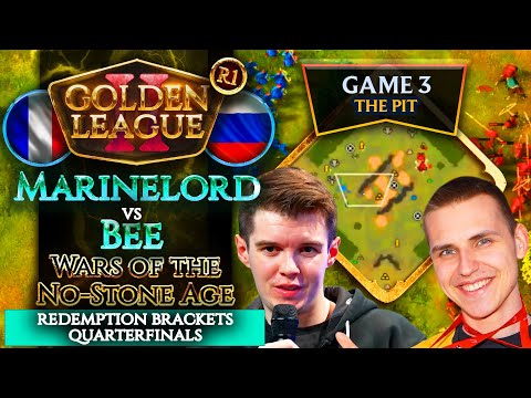 Golden League II Main Event - Wars of the No Stone Age! - MarineLorD vs Bee G3