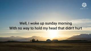 Johnny Cash-Sunday Morning Coming Down (Lyrics)