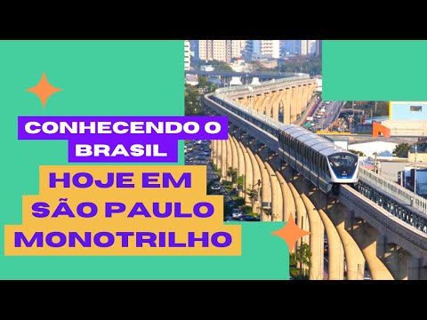 São Paulo Monorail, Monotrilho/um dos Maiores monotrilhos do Mundo. um passeio neste trem fantástico