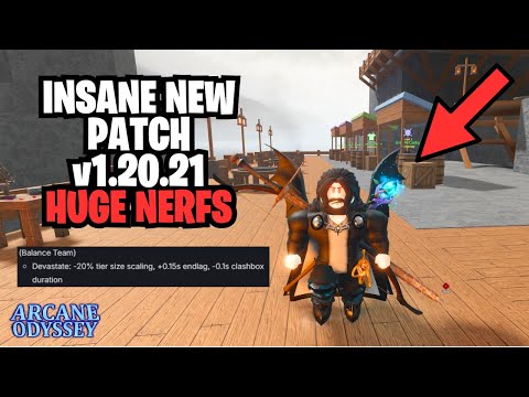CRAZY Patch Notes v1.20.21, Warlord & Mage Nerfs, Lag Optimizations - Arcane Odyssey (Full Release)