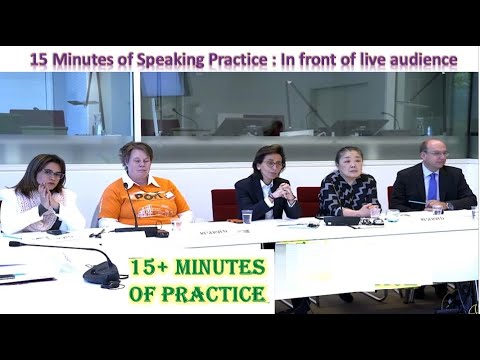 Speaking at home | conversation/audience practice | Speech Practice Audience - Impromtu