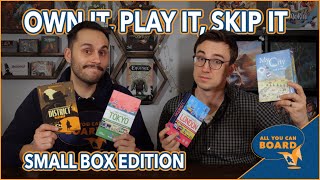 Own It, Play It, Skip It | My City: Roll and Build, District Noir, Next Station: London and Tokyo