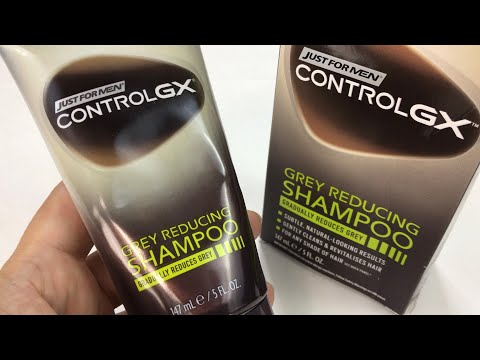 Shampoo Away Gray Hair with Control GX Grey Reducing Shampoo by Just For Men Review