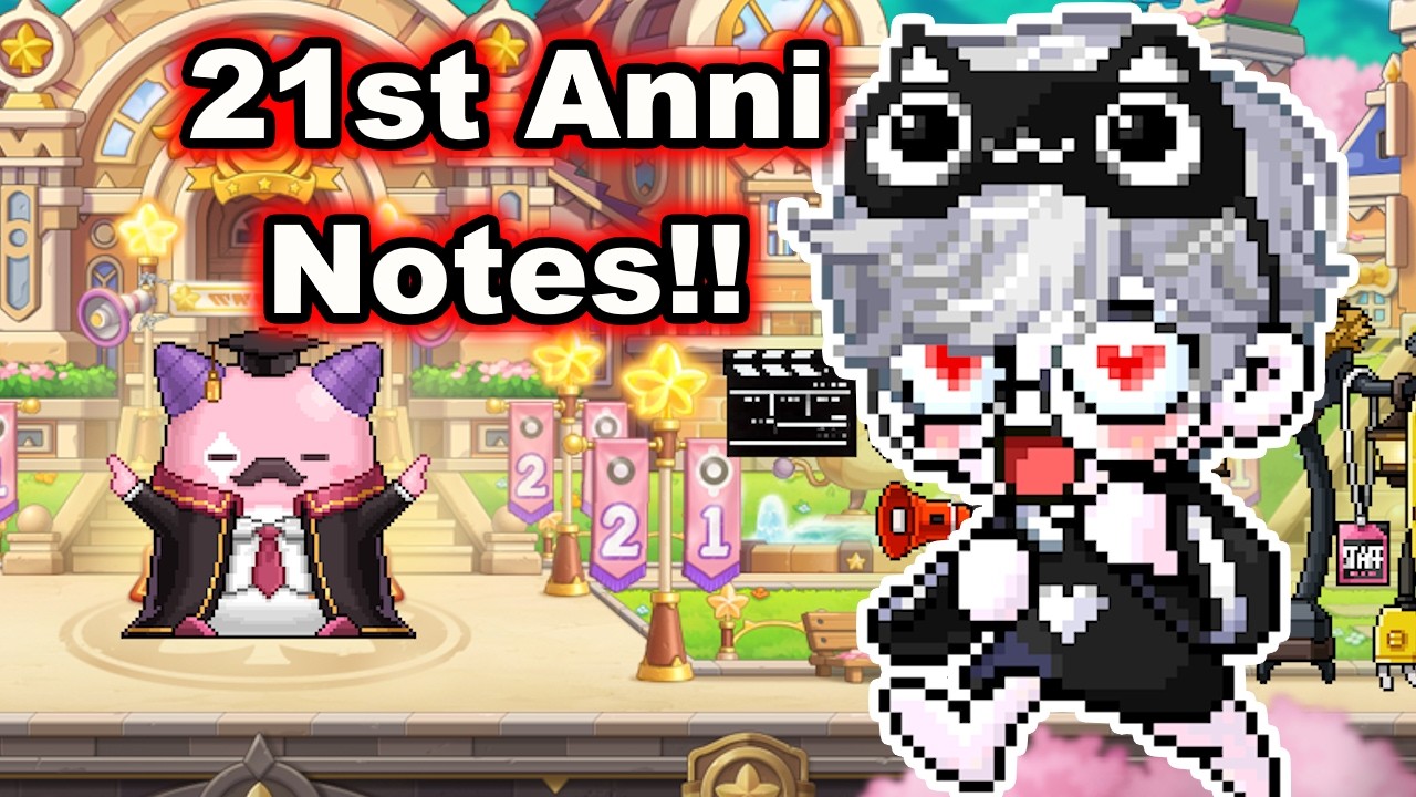 MapleStory 21st Anniversary patch notes are here!!