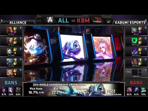 Alliance vs KaBuM e-Sports | Game 1 Group D S4 LOL World Championship 2014 Day 2 | ALL vs KBM D2G5