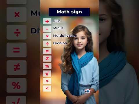 math sign #improveenglish  #learnenglish #languagelearning