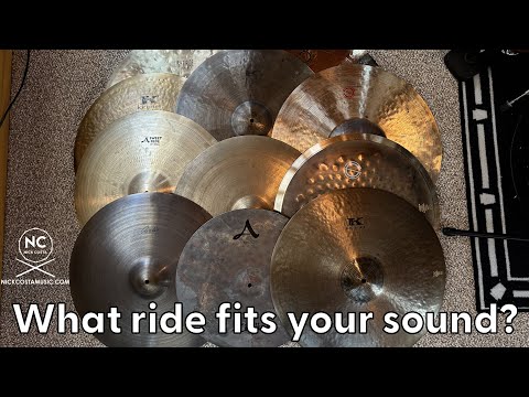 Comparing ride cymbals - what fits your sound?