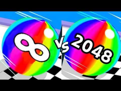 Ball Run Infinity + Ball Run 2048 COMBO ⚡ Most Epic Gameplay Ever! #ballgameshub #cutiepie22yt 