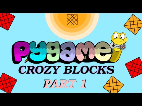Pygame ideas/ Crozy blocks game(part 1)/ making pygame window/ Simple and for beginners..