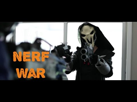 Nerf War: Reaper Vs. Soldier 76 (Overwatch Style!)