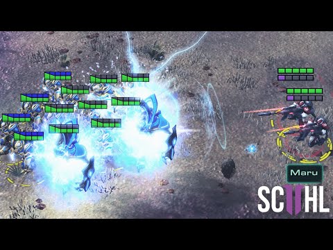 Maru's GHOST CONTROL - Starcraft 2: Maru vs. Trap
