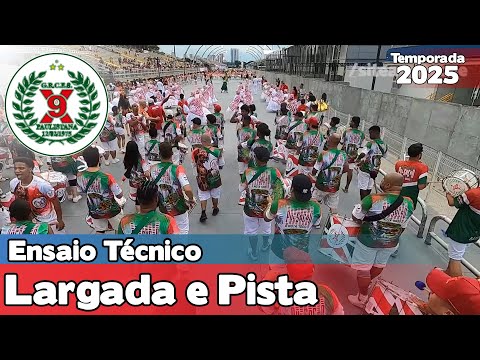 X9 Paulistana 2025 | Largada e Pista - Ensaio Técnico |  Samba ao vivo #etsp25