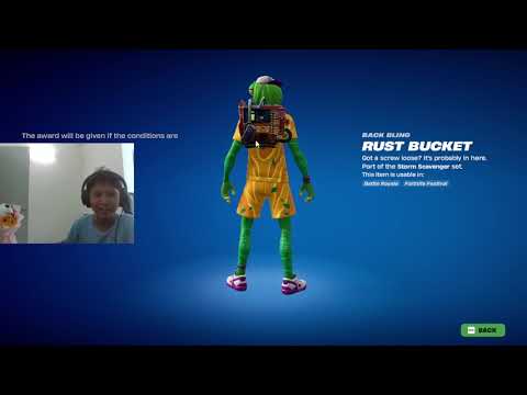 how to unlocked the fortnite rust bucket in fortnite
