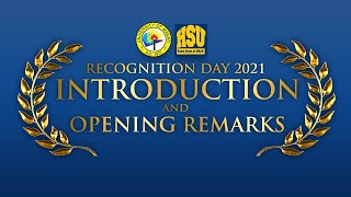 6) INTRODUCTION AND OPENING REMARKS  | HSU Recognition Day 2021