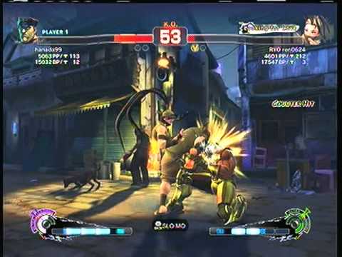 SSF4AE: M.Bison (hanada99) vs.  Ibuki (RYO ren0624)    SD