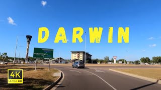 Darwin International Airport to Darwin City - 4K Darwin City Driving Virtual Tou