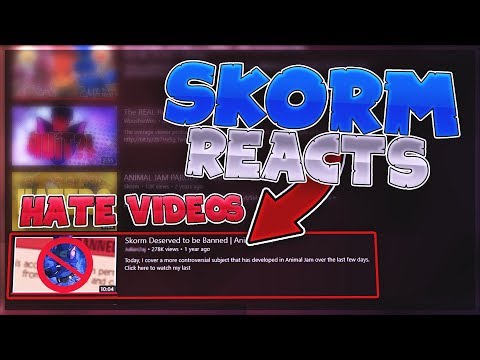 SKORM REACTS TO HATE VIDEOS! (Facecam)