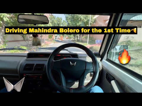 Driving Mahindra Bolero 2022 for the 1st Time🔥| Desi SUV😂                  #mahindra #bolero #suv