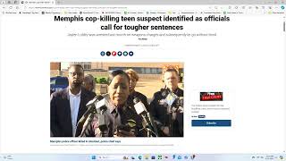 Memphis cop killing teen suspect identified as officials call for tougher sentences
