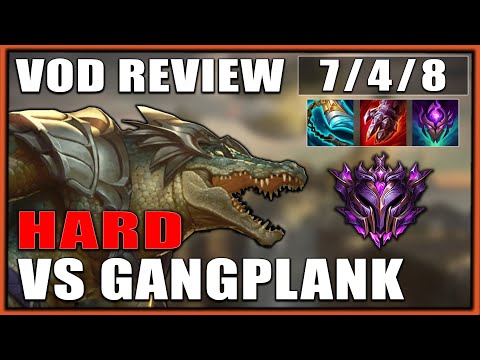 Renekton vs Gangplank - 7/4/8 - Vod Review Commentary #9