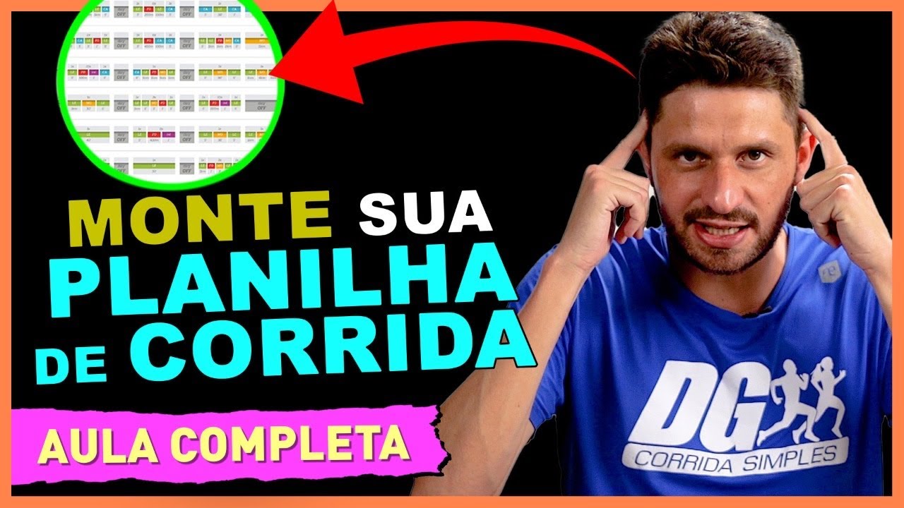 4 PONTOS QUE TODA PLANILHA DE CORRIDA DEVE TER.. (aula completa)