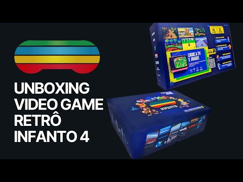 Unboxing Video Game Retrô Jogos Antigos Infanto 4  📦🎮🕹