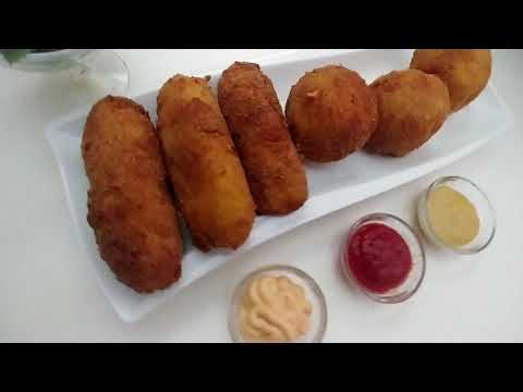 Potato Croquettes and Potato Balls