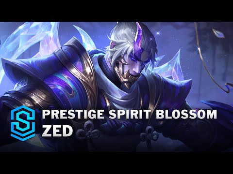 Prestige Spirit Blossom Zed Skin Spotlight - League of Legends
