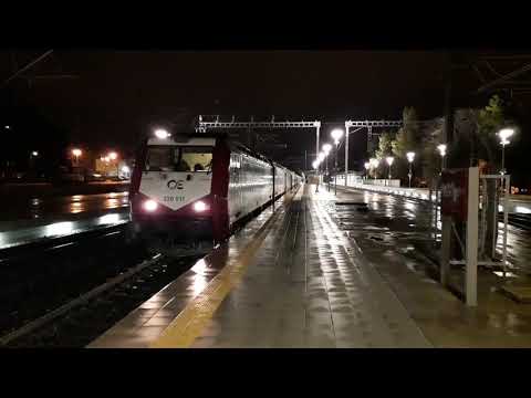 Train 600 at Athens central station 17/11/18  ADtranz 220 017 220 006