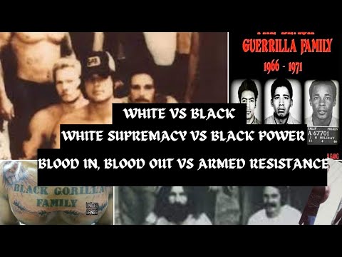 Aryan brotherhood vs The Black Guerilla Family Prison Gang War