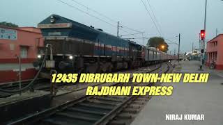preview picture of video '12435 DIBRUGARH TOWN-NEW DELHI RAJDHANI EXPRESS | BARAUNI JN. | INDIAN RAILWAYS | RAJDHANI EXPRESS |'