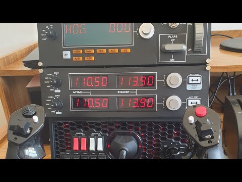 XPC Yoke With Logitech Multi & Radio Panels (With The Logitech Throttle)!
