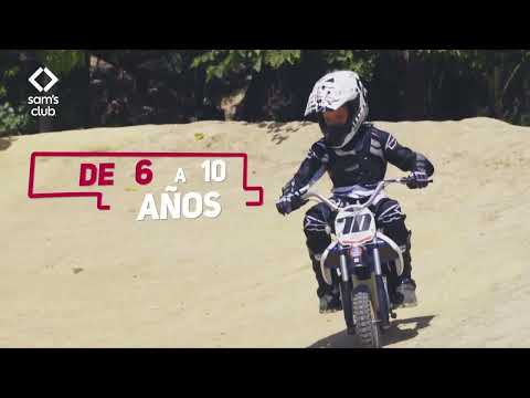 thumbnail video image 2 of Moto Montable Injusa Cross Blue Fighter, 2 of 5