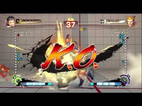 LEPUS 2 [Sakura] Vs ACE E I RI N [Guile] SSF4 Arcade Edition 2012 720 HD