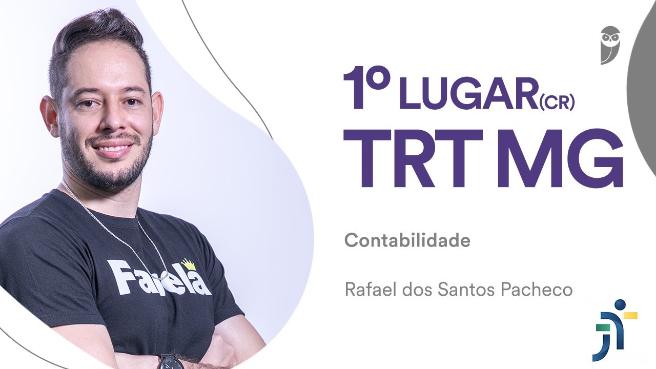 TRT MG: Conheça Rafael Mateus Pacheco, aprovado em 1° lugar para o cargo de Contabilidade