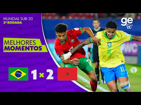 Gols e lances de Brasil x Marrocos