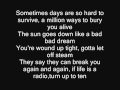 Kiss - Crazy Crazy Nights Lyrics on Screen 