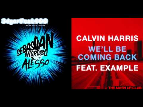 Ryan Tedder vs. Calvin Harris & Example - Calling "Lose My Mind" (We'll Be Coming Back Remix) Mashup