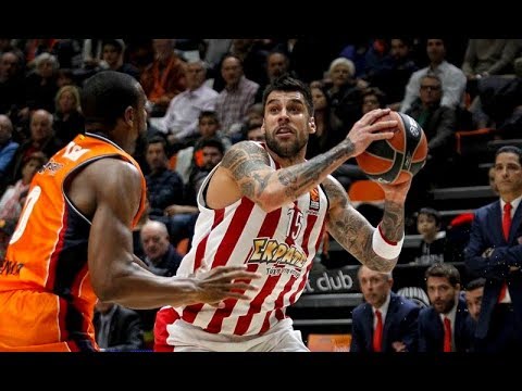 Valencia - Olympiacos 64-72: Printezis' Euroleague personal best in rebounds