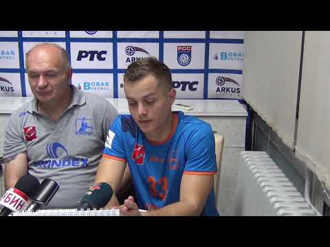 ARKUS liga 5. kolo / RK Kikinda Grindex - RK Spartak Vojput / Konferencija za medije