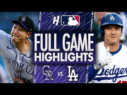 Colorado Rockies vs Los Angeles Dodgers - FULL GAME HIGHLIGHTS 🔥 May 27, 2026 MLB Season