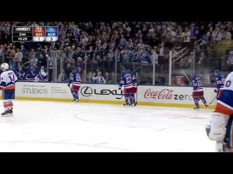 Chris Kreider Goal : NY Islanders v NY Rangers : January 21 2014