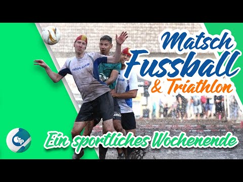 Sportliches Wochenende mit Matschfussball Wöllnau und Triathlon in Schildau