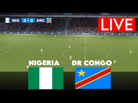 🔴LIVE : Nigeria vs DR Congo | World Cup Qualification CAF 2025 FINAL | SIMULATION | Match Live Now