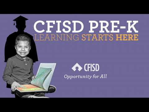 CFISD Pre-K - Learning Starts Here