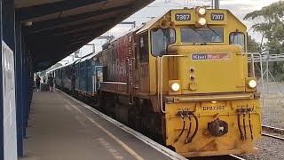 Kiwi Rail - DFB 7307. Capital Connection at Palmerston North