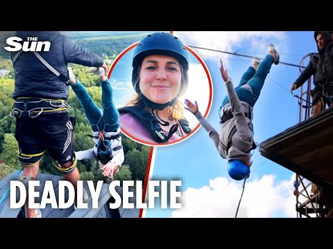 Mum FALLS 290ft to death moments after crazy upside down bungee jump